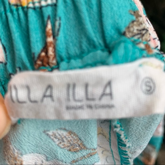 Illa illa blue floral Japanese print two piece set - Picture 4 of 8